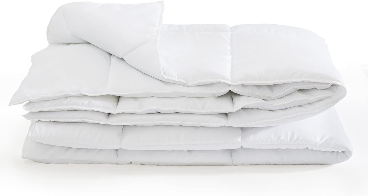 Couette 200X200 Cm Couette été Couette Oekotex 100 microfibre lavable blanc Couettes et couettes Naty Shop