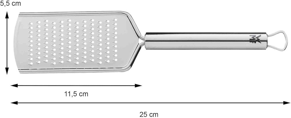 Râpe à fromage WMF Profi plus en acier inoxydable 25 cm, surface de rasage fine Éplucheur Naty Shop