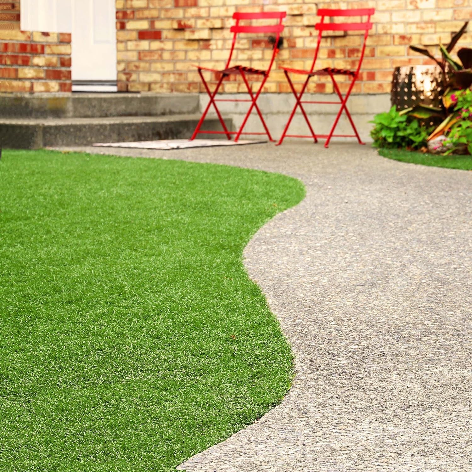 Greenwich Kunstrasen Dicke 7 Mm (Rolle 2 X 3 M - 6 M²) - Grün