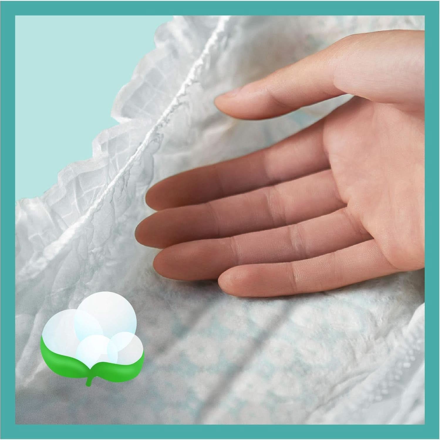 Pampers (version classique), couches pour bébés taille 4+ (10-15 kg), 100 pcs Mère et Enfant Naty Shop