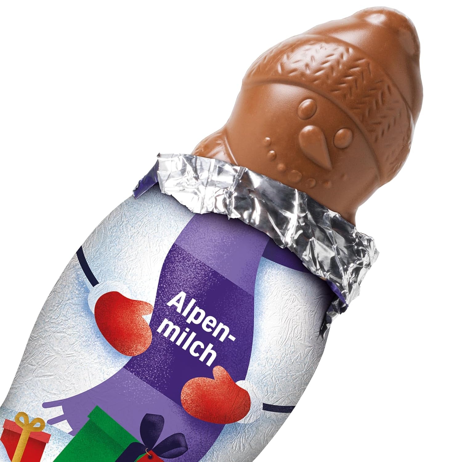 Milka Snowman Alpine Milk - Grand pack de bonhommes de neige en chocolat en 3 modèles - 24 x 50g