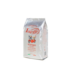Lucaffè - Entkoffeinierte Kaffeebohnen Decaffeinato, 700 Gr | Machines à café pour machines à expresso sans caféine | Röstung foncé | Gesmack sucré et fruité, crémeux | Arômes Intensifs