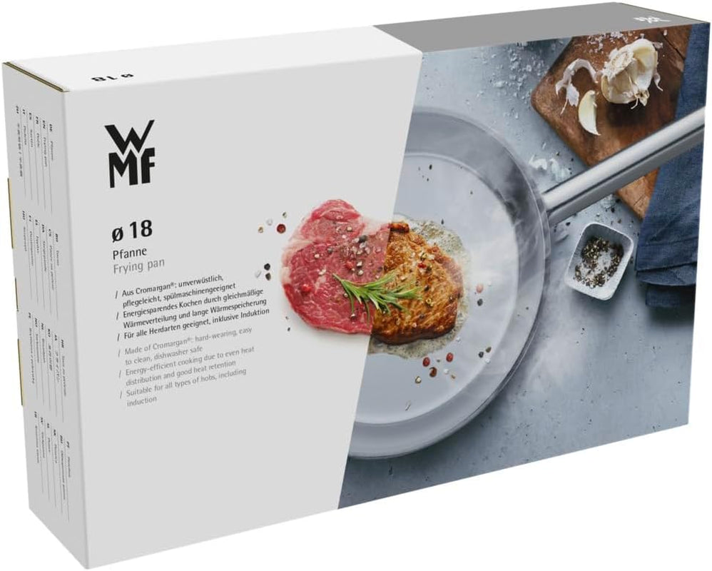 WMF Mini petite poêle couverte 18 cm, Cromargan en inox poli, casseroles et poêles induction Naty Shop