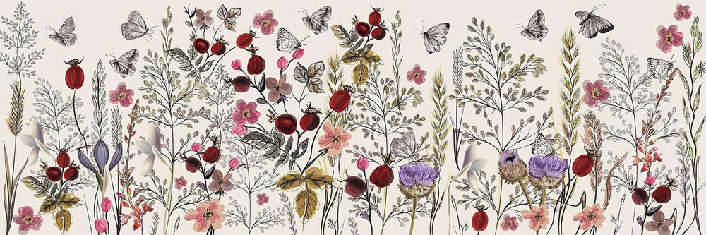 Flowers No. 1 - puzzle panoramic de 1000 de piese pentru adulți Puzzle Naty Shop