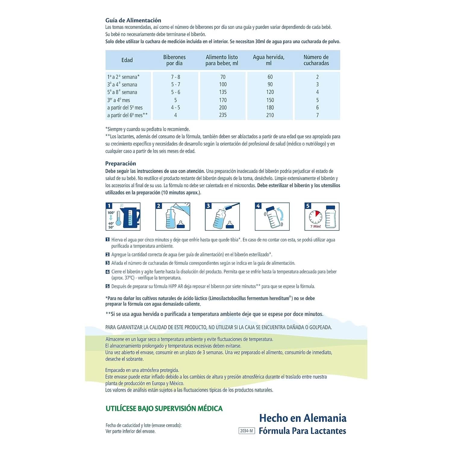 Hipp aliment spécial aliment spécial anti-reflux Mère et Enfant Naty Shop