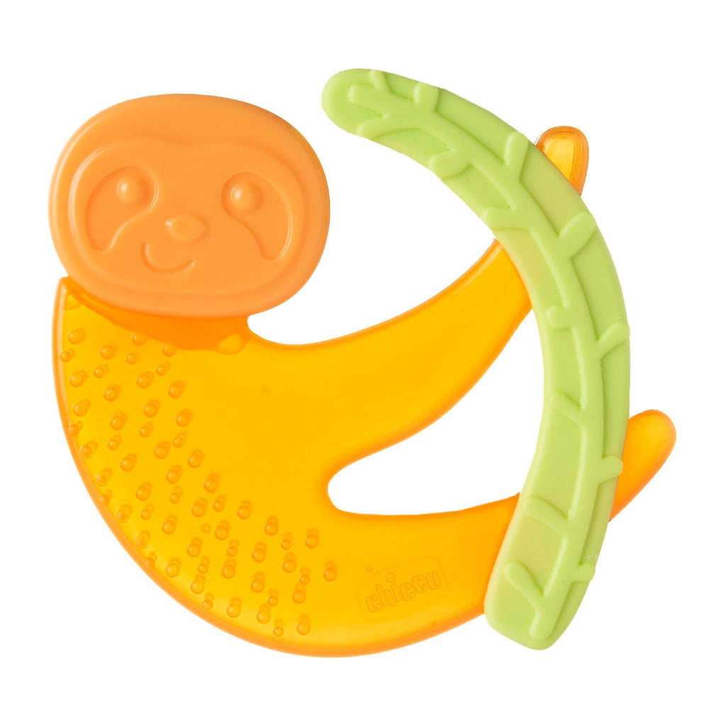 Anneau de dentition Chicco Fresh&Relax Singe ou Paresseux, 4M+, rempli d'eau stérile