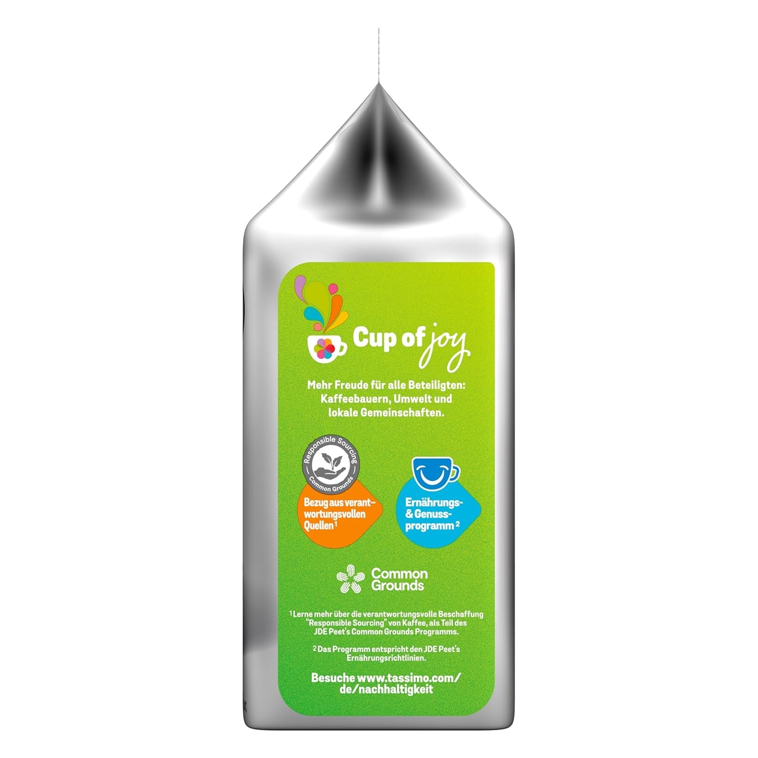 Tassimo Kapseln Jacobs Caffè Crema Classico, 5 x 16 tampons, 80 Kaffeekapseln