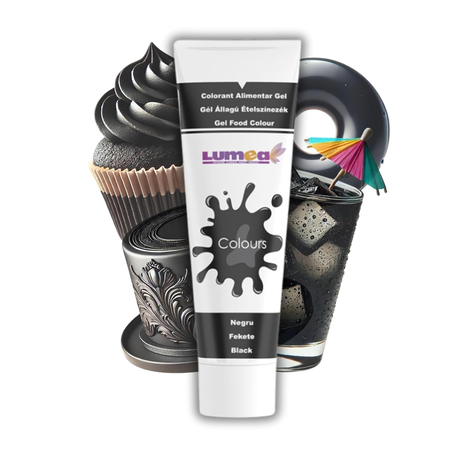 Dekozauber 24 Colorant Alimentaire Rouge, Gel, 30 g, Végétalien, Sans Sucre, Hautement Concentré, Colorant Alimentaire Rouge pour Fondant, Crème au Beurre, Boissons et Plus