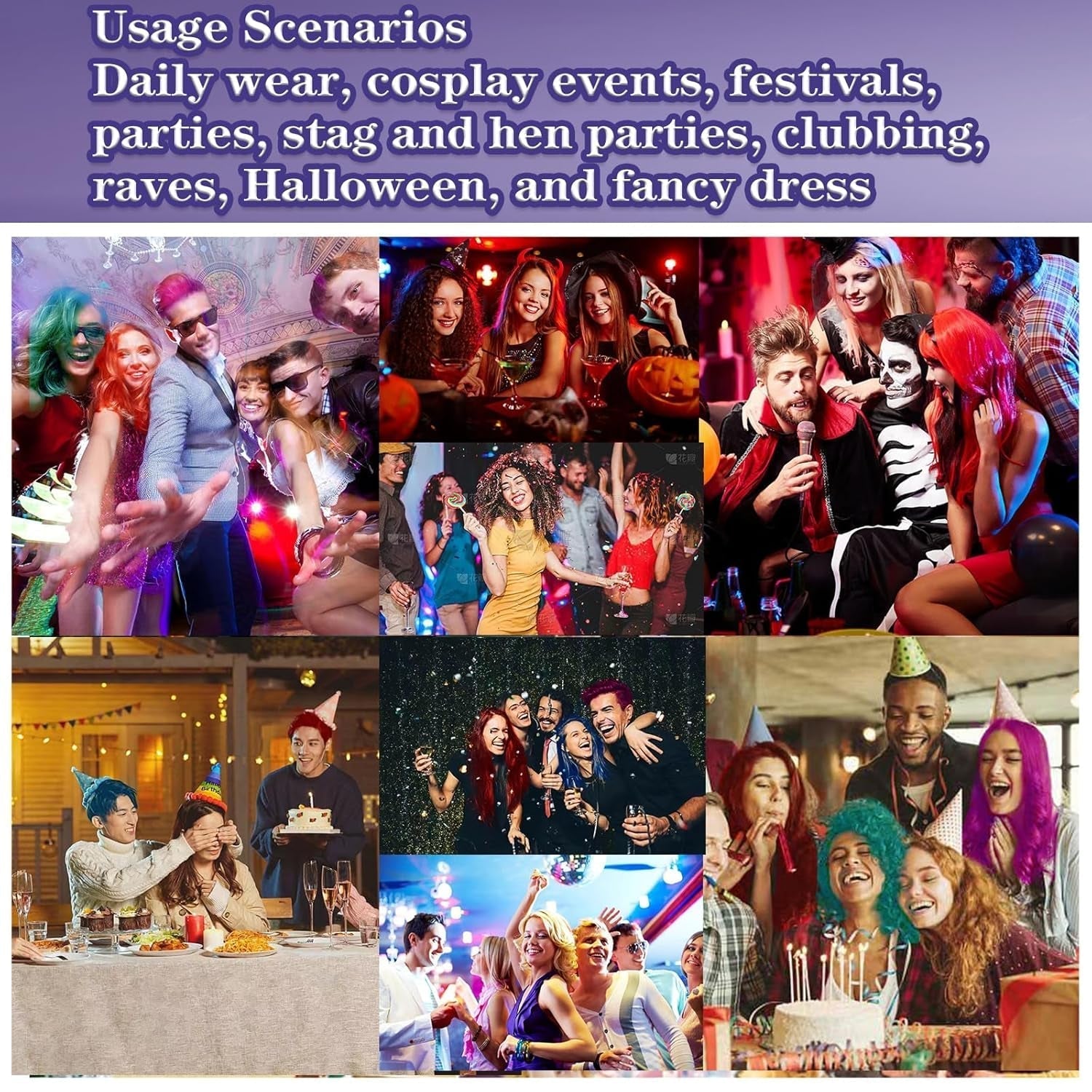 COLAYERIST Craie à Cheveux 4 Couleurs Craie à Cheveux pour Filles Adultes Ensemble de Teinture pour Cheveux Temporaire pour Enfants Craie à Cheveux Lavable Non Toxique Cadeaux pour Filles 6 7 8 9 10 11 12 13 Ans Naty Shop