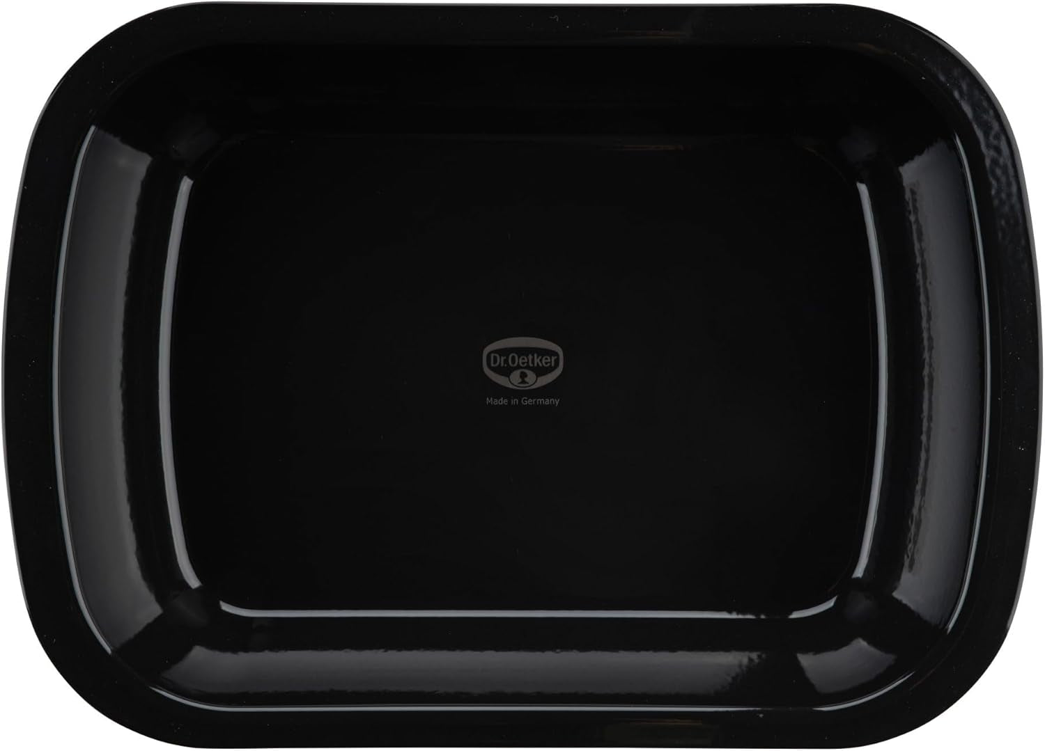 Dr. Oetker Back-Idee Kreativ Dessert- Und Auflaufform Aus Emaille, 39,5 X 28 X 6,5 Cm– Hitzebeständig Bis 400°C, Schnittfest, Kratzfest, Induktionsgeeignet, Schwarz Moules et plaques à pâtisserie Naty Shop