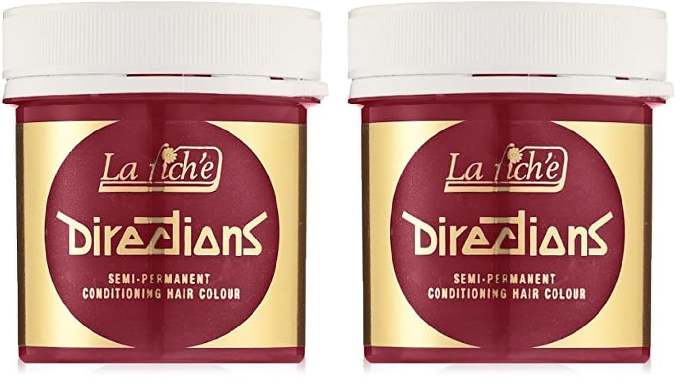 La Riché flamingo roz, roz, 100 ml (1 pachet) Vopsea pentru par Naty Shop Poppy roșu 88 Ml (pachet de 2)