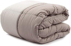 Couette moderne Caleffi, microfibre, taupe, lit double Naty Shop couettes et couettes