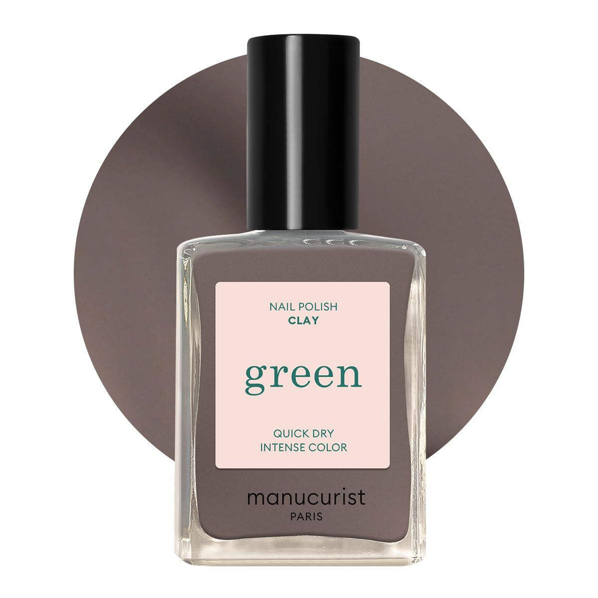 Manucurist Green - Vernis à ongles Rosy Beige Shell Beige - Vernis à ongles à séchage rapide - Ongles DIY - Vegan 12-Free - À base de plantes - Vernis à ongles - Fabriqué en France