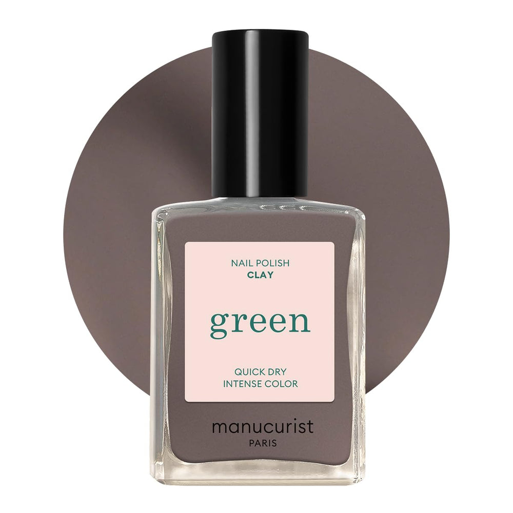 Manucurist Green - Vernis à ongles Rosy Beige Shell Beige - Vernis à ongles à séchage rapide - Ongles DIY - Vegan 12-Free - À base de plantes - Vernis à ongles - Fabriqué en France
