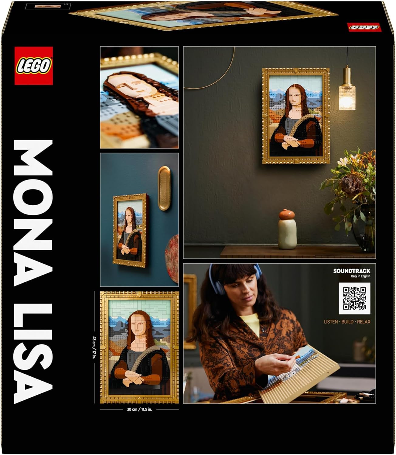 LEGO Art Mona Lisa, ensemble adulte, peinture de Léonard de Vinci à suspendre, activité créative pour hommes et femmes, cadeau pour les amateurs d'art, art de la Renaissance italienne 31213 Ensembles de construction Besuche den LEGO-Store