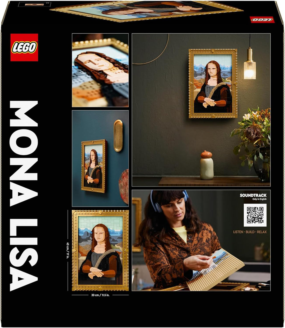LEGO Art Mona Lisa, ensemble adulte, peinture de Léonard de Vinci à suspendre, activité créative pour hommes et femmes, cadeau pour les amateurs d'art, art de la Renaissance italienne 31213 Ensembles de construction Besuche den LEGO-Store