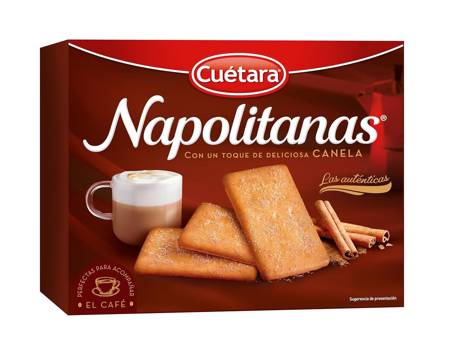 Cuétara Napolitanas avec une délicieuse touche de cannelle, 500 g