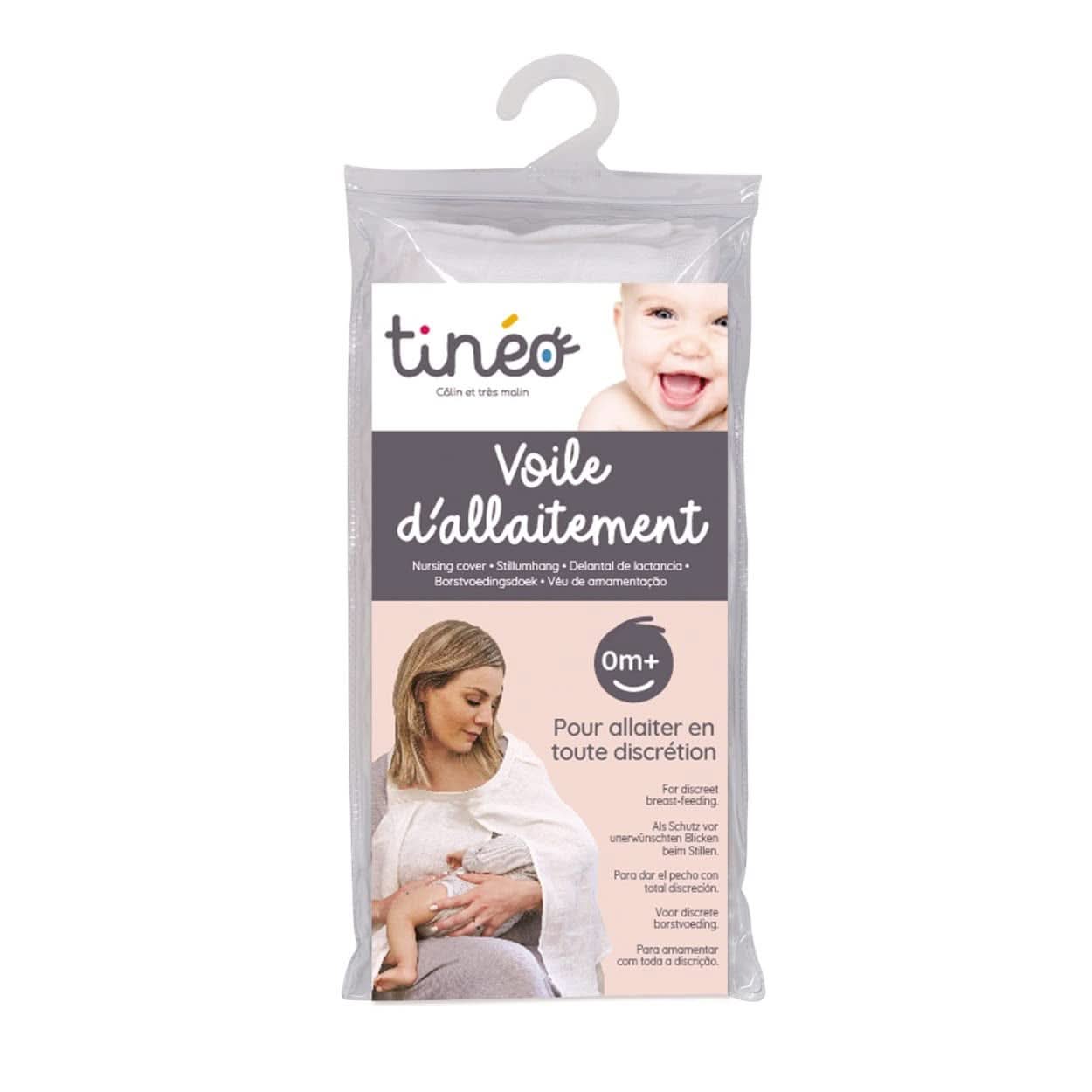 Serviette d'allaitement blanche Accessoires Alimentation et Allaitement Bebe Naty Shop
