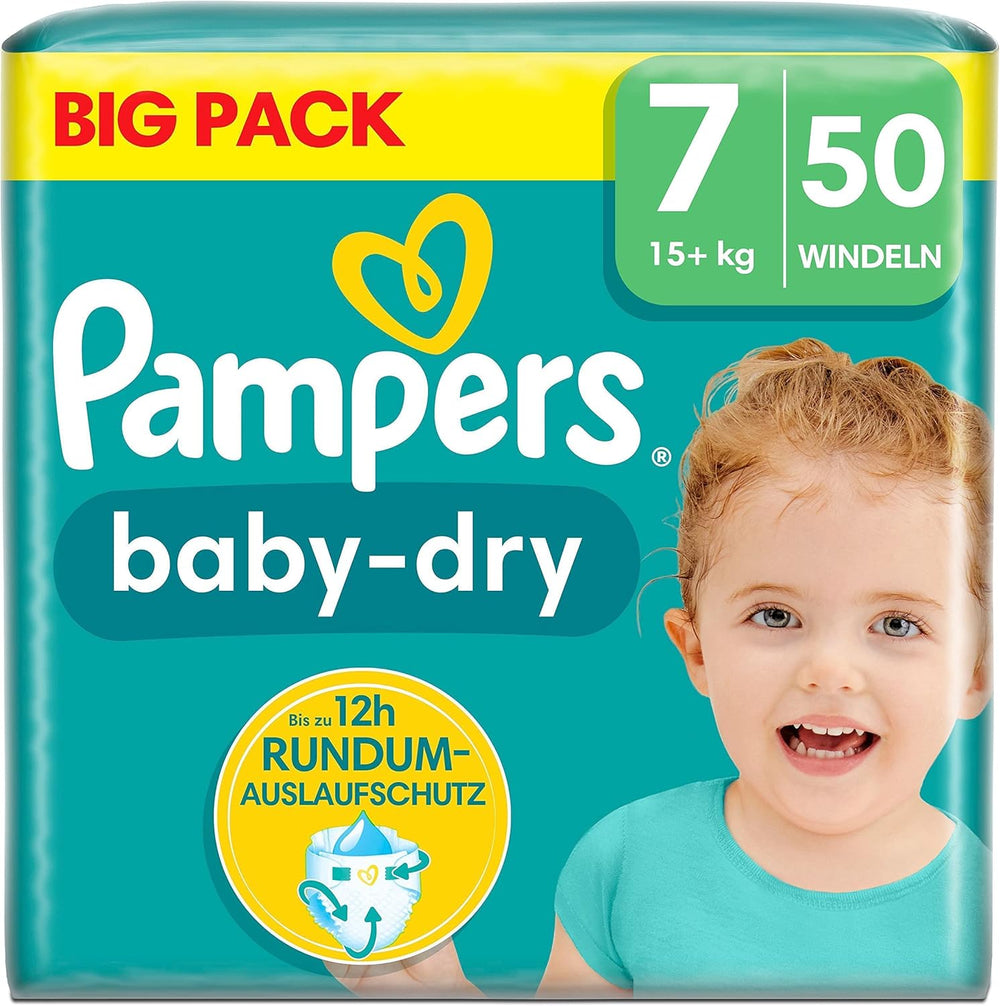 Couches Pampers 81657566 Pantalon Baby-Dry, blanc