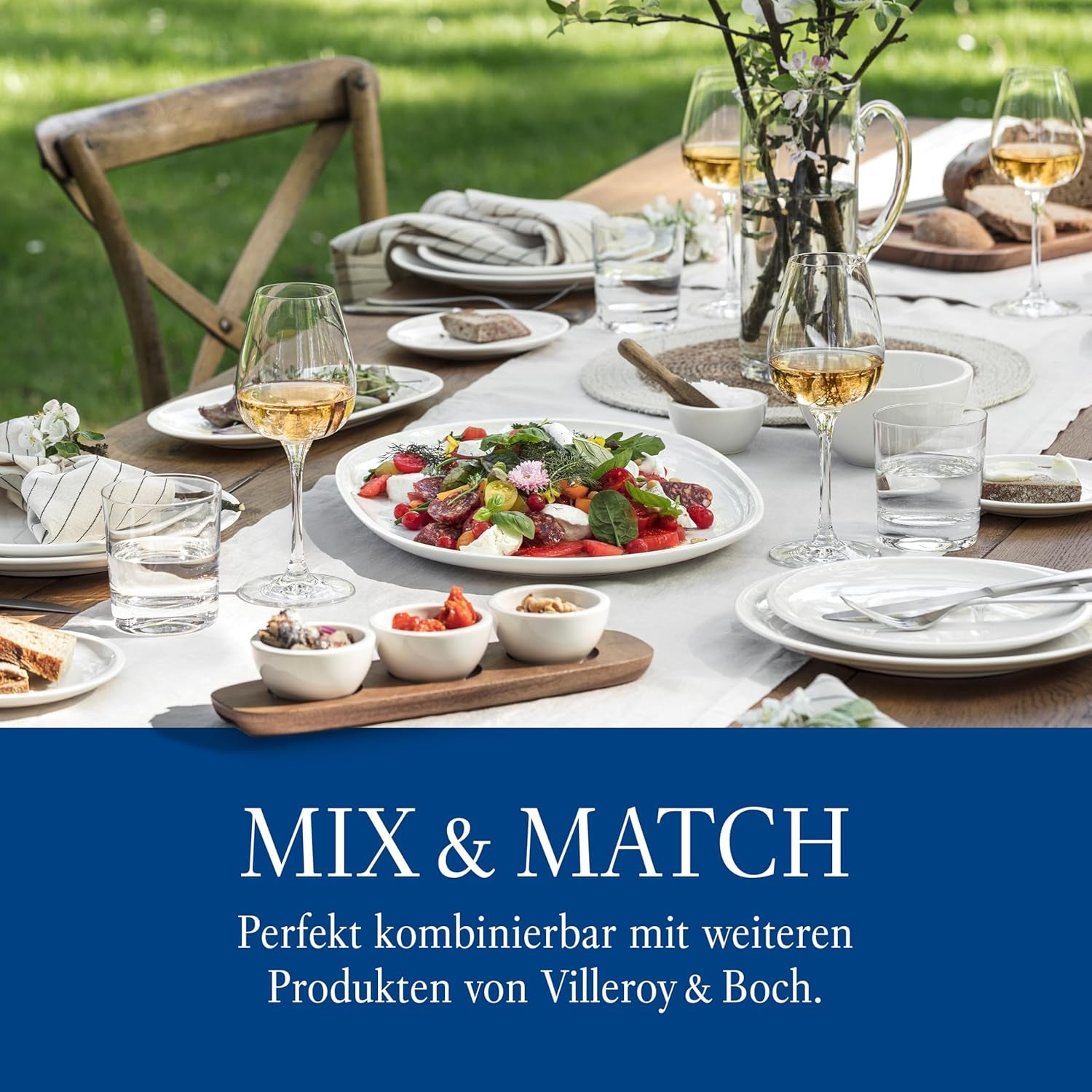 Villeroy & Boch Ménagère de forgeron pour 6 personnes maximum, 24 pièces, acier inoxydable