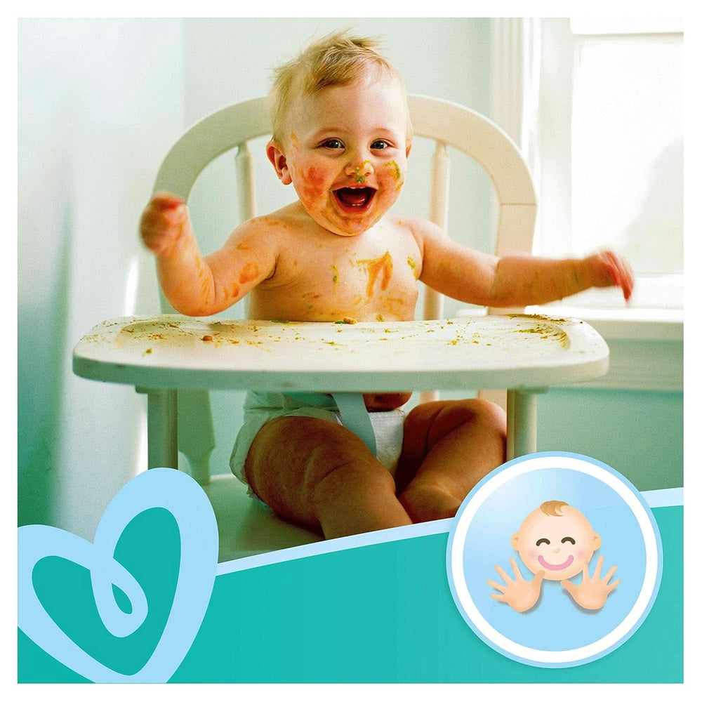 Pampers, Fresh Clean, 80 lingettes Lingettes humides pour bébé Naty Shop