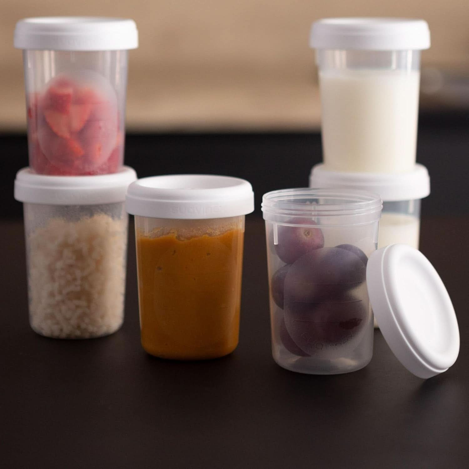 Boîtes de conservation alimentaire, Suavinex, 10 pièces Accessoires d'alimentation et d'allaitement Bebe Naty Shop