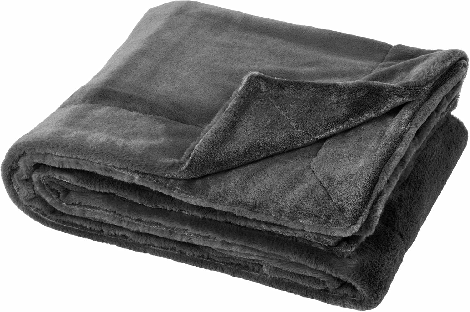 Pătură Mellow, Poliester, Faux Fur, Unicolor, 150 Cm X 200 Cm, Dimensiune plumb Plapumi si pilote Naty Shop