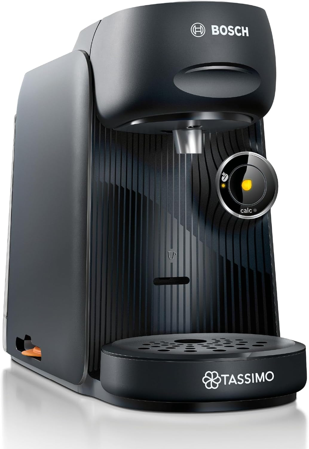 Machine à expresso à capsules Bosch Tassimo finesse TAS162E, 70 boissons, café plus intense sur simple pression d'un bouton, arrêt automatique, durable, dosage parfait, 1400 W, noir/noir