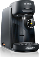 Machine à expresso à capsules Bosch Tassimo finesse TAS162E, 70 boissons, café plus intense sur simple pression d'un bouton, arrêt automatique, durable, dosage parfait, 1400 W, noir/noir