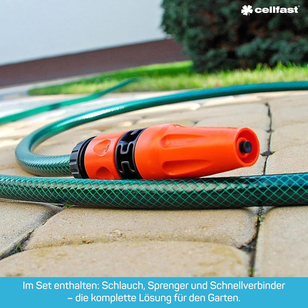Set de aspersoare CELLFAST, aspersor de grădină, aspersor de gazon pentru flori și plante, conexiune rapidă, economic