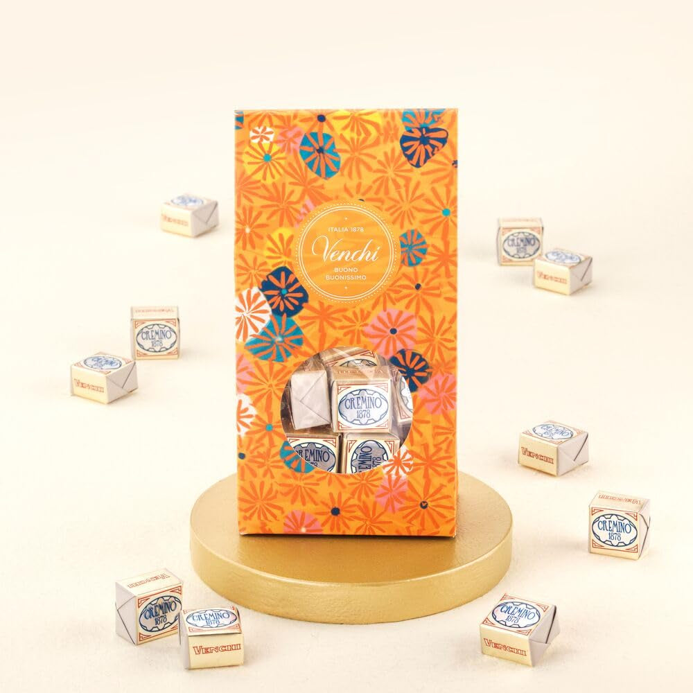 Venchi – Collection Murrine – Coffret Cadeau Chocolat Cremino 1878, 300 g – Aux Noisettes des Forêts du Piémont IGP – Gianduia – Idée Cadeau – Sans Gluten