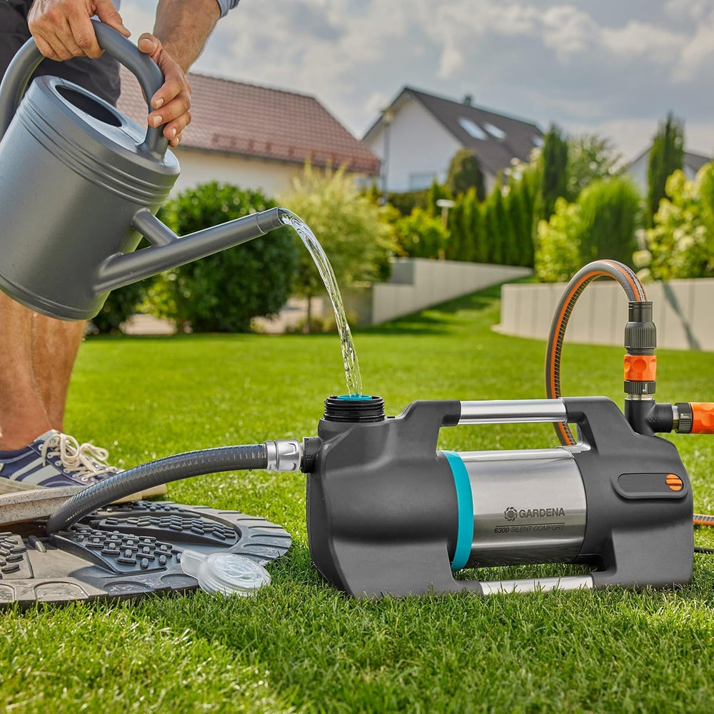 Kit d'aspiration Gardena avec tuyau d'aspiration de 4 m