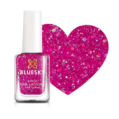 Vernis à ongles BLUESKY Kids - Vernis à ongles pelable à base d'eau, sans solvant, facile à enlever, 5 ml (Disco Time)