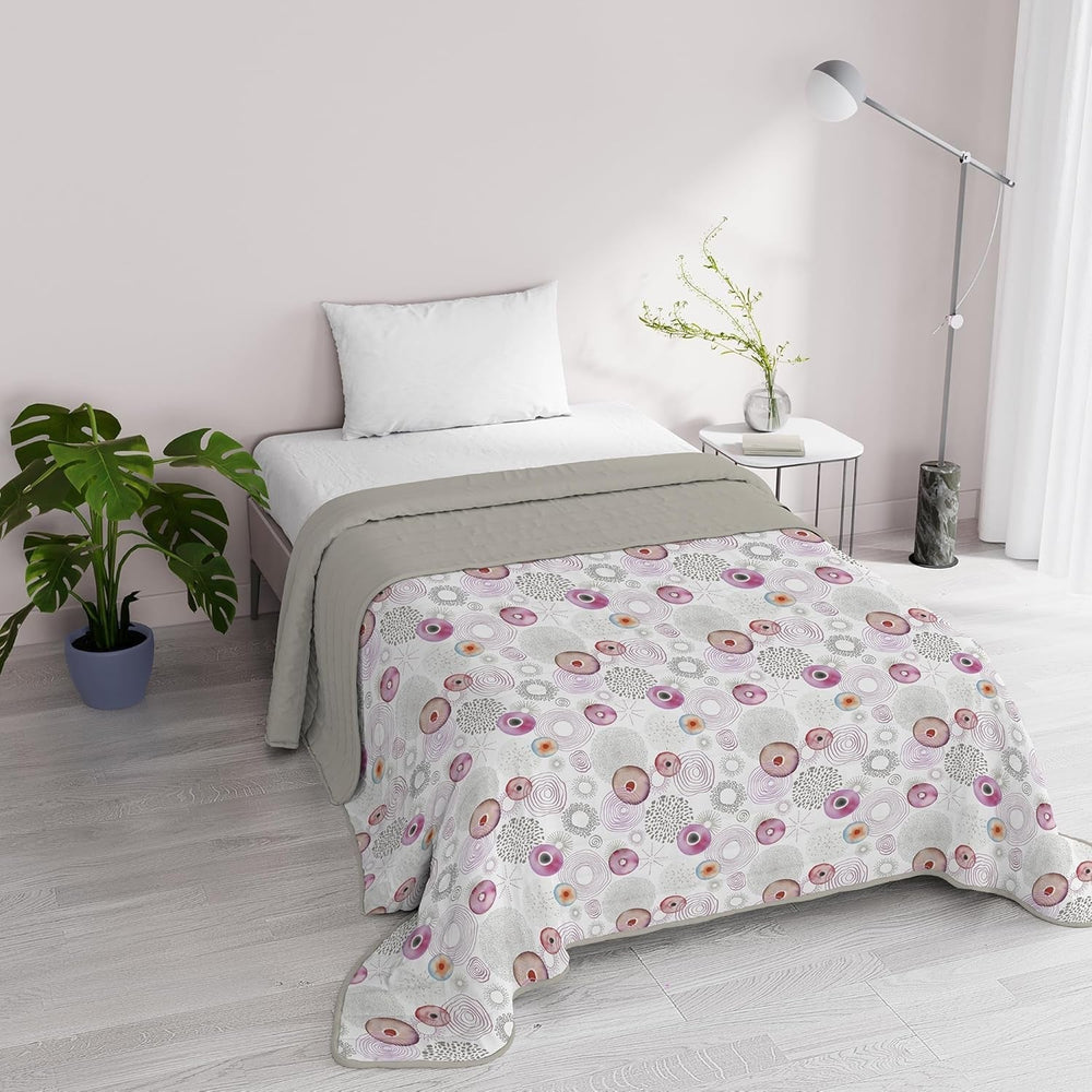 Literie italienne fantaisie microfibre été 1.5 lits Murrine couvre-lits et couettes Naty Shop Morpheus 1 Posto E Mezzo