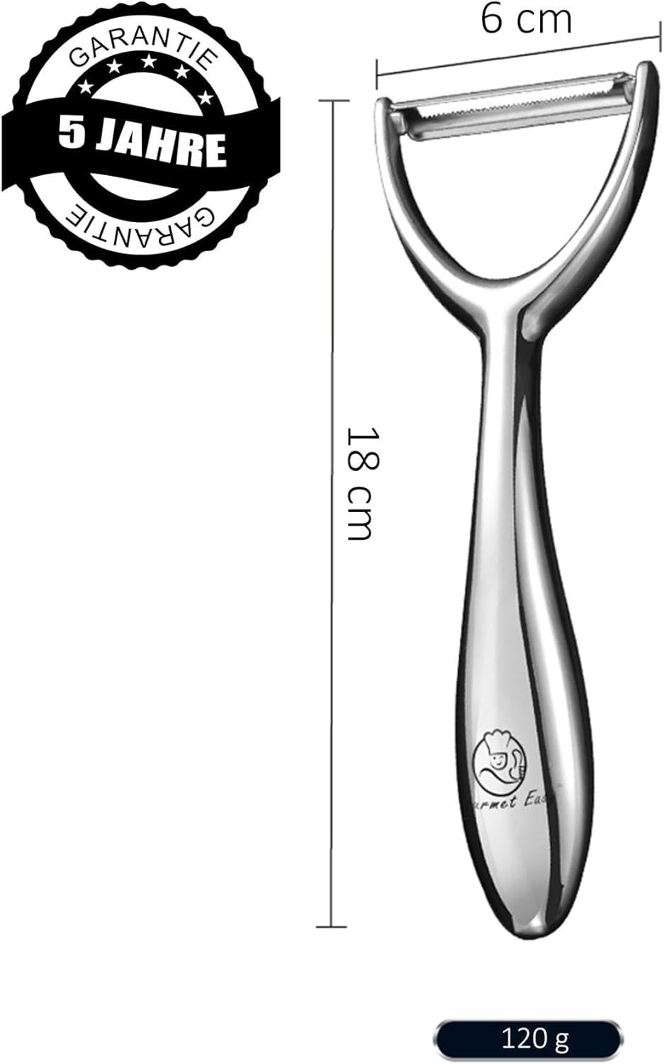 Éplucheur de fruits et légumes en acier inoxydable de qualité supérieure Éplucheur Naty Shop