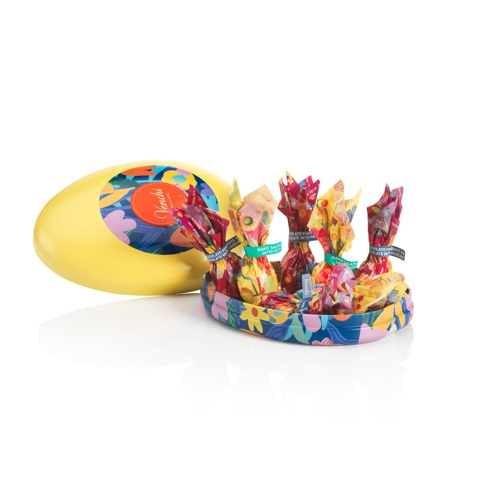 Salvadanaio di latta avec ovetti di cioccolato 100 g