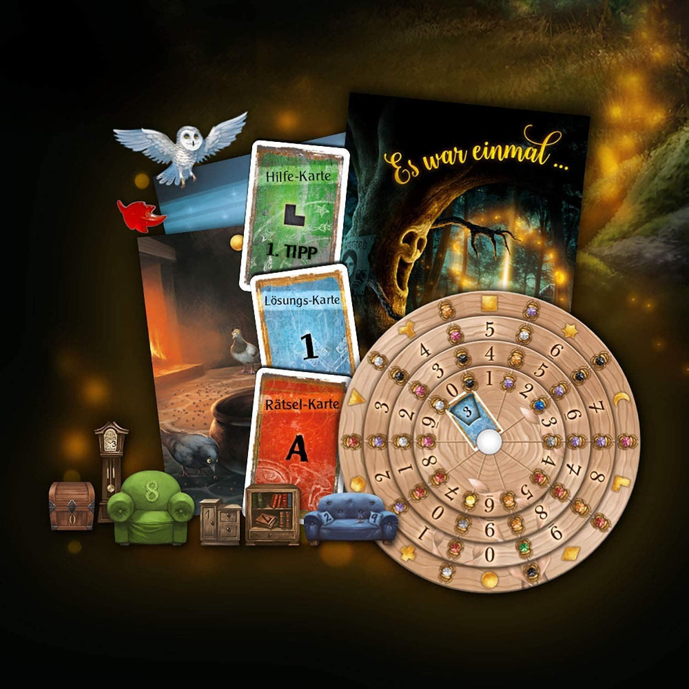 KOSMOS 695149 EXIT - Le Jeu - Forêt Enchantée, Niveau : Débutant, Jeu d'Escape Game, Jeu EXIT pour 1 à 4 Joueurs à partir de 10 Ans, Un Jeu de Société Unique