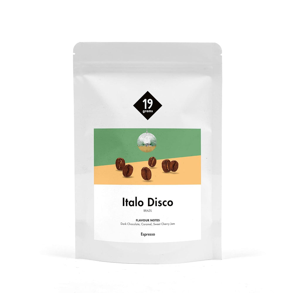 Italo Disco Expresso | 250g d'oie de Bohne | équitable et durable | frisch geröstet | Cafés à café 100 % Arabica | café de spécialité | 19 grammes de Kaffeerösterei
