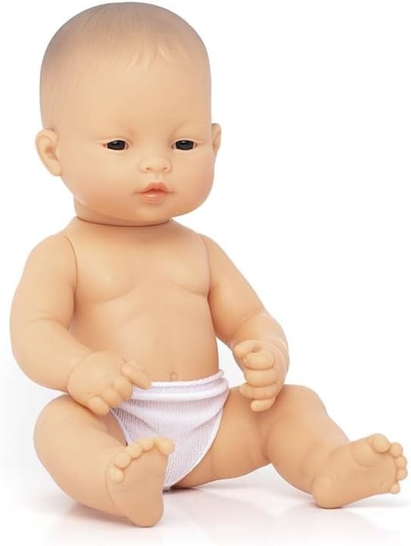 Miniland 31037 - Bébé Südamericanischer Junge Tüte - sans sous-vêtements, 32 cm