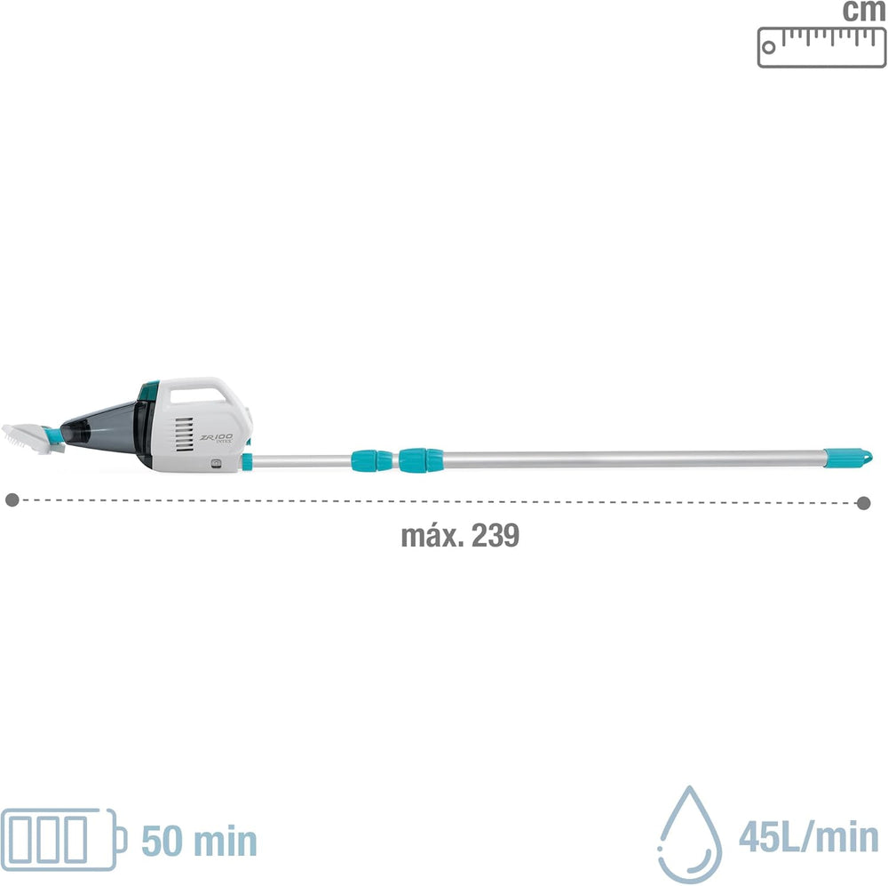Aspirateur de piscine portable Intex ZR100, dimensions : 37 cm x 11 cm x 19 cm (28626)