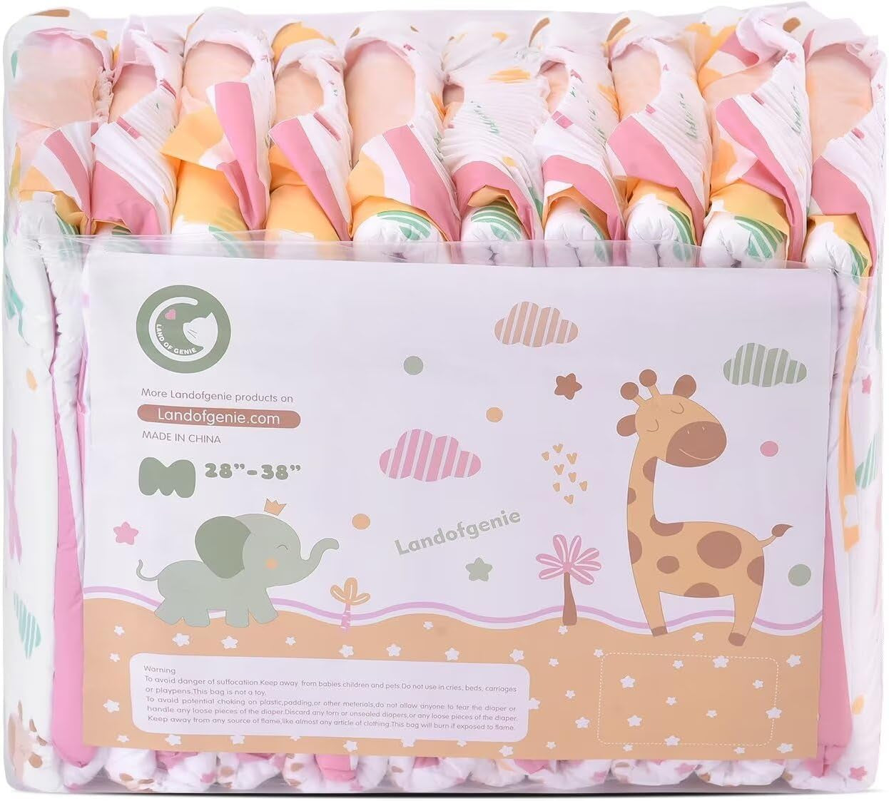 Landofgenie Couches à enfiler pour adultes pour la nuit, 10 pièces