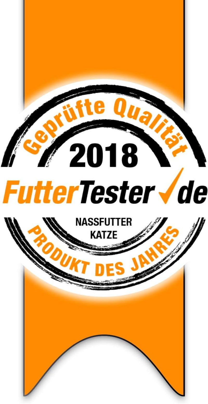 MjAMjAM - Nourriture humide de qualité supérieure pour chats - Pack mixte I - Poulet, bœuf, cœurs, paquet de 6 (6 x 200 g), sans céréales avec viande supplémentaire