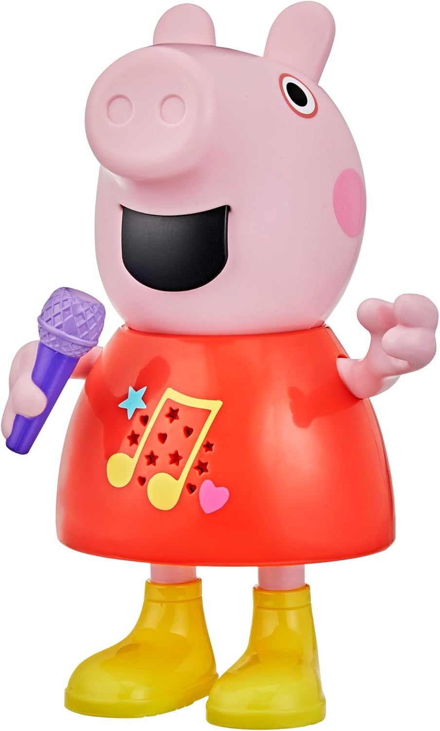 Poupée Peppa Pig, parlant et chantant, rose, 20 cm