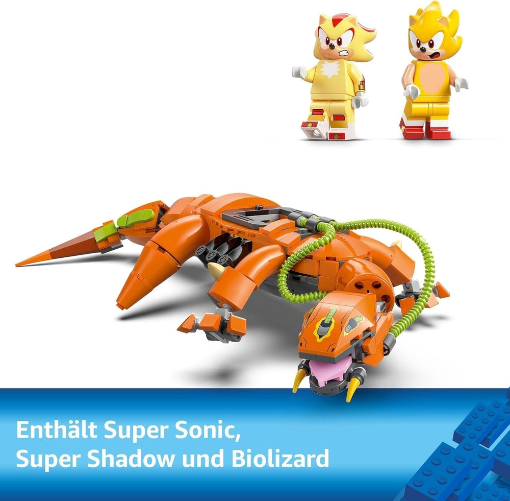 LEGO Sonic l'hérisson Super Shadow contre. Biolizard, jouet de joueur, cadeau pour garçons et filles, ensemble de jeu à collectionner pour enfants et fans de jeux vidéo, avec figurines de personnages 77003 Jeux de construction Besuche den LEGO-Store