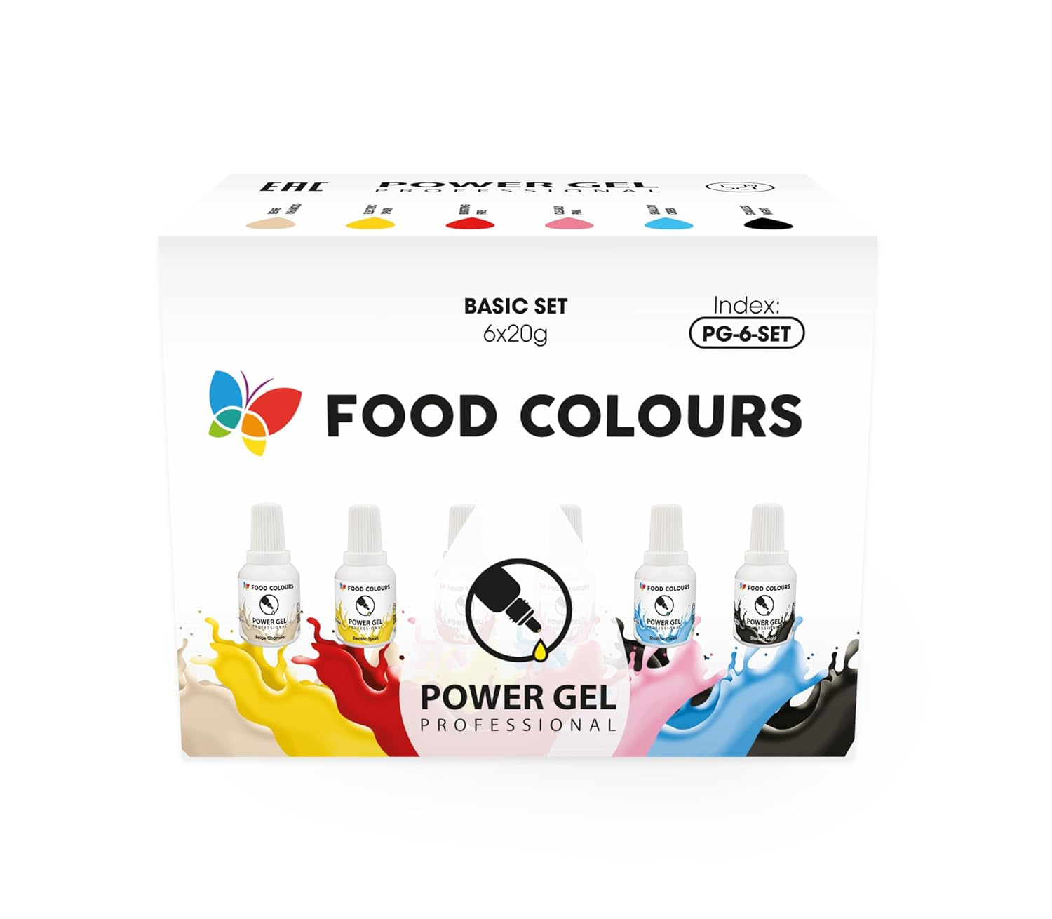 Colorant alimentaire en gel, beige, couleur champagne, 20 g. Colorant alimentaire pour une large gamme d'applications pour la décoration de gâteaux, tartelettes, crème, génoise, glaçage royal, macarons.