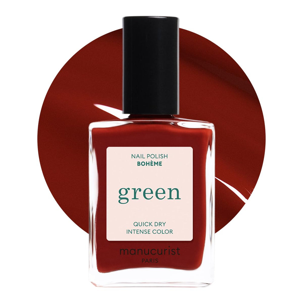 Manucurist Green - Vernis à ongles Rosy Beige Shell Beige - Vernis à ongles à séchage rapide - Ongles DIY - Vegan 12-Free - À base de plantes - Vernis à ongles - Fabriqué en France