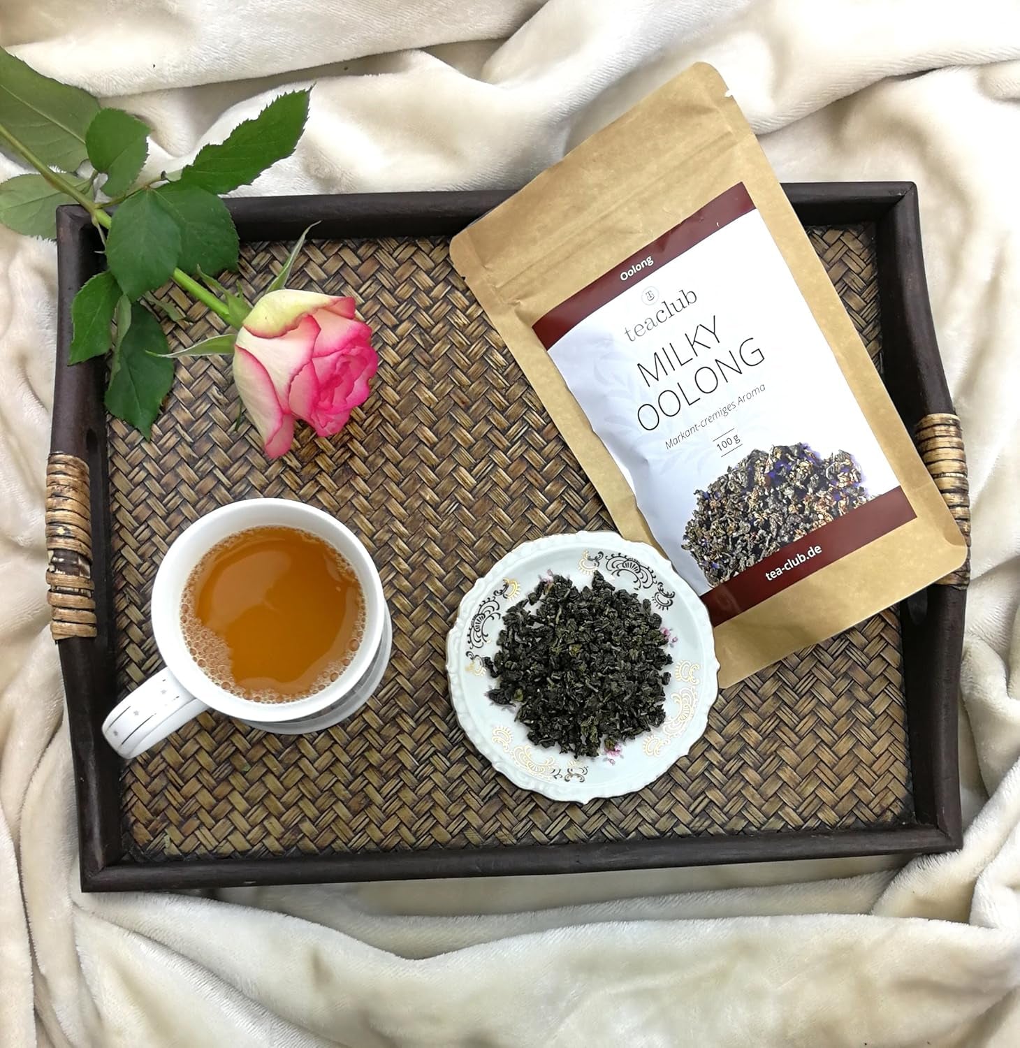 MILKY OOLONG 100G, thé Oolong premium au caractère de thé vert, thé vert en vrac semi-fermenté, feuilles de thé vert Teaclub