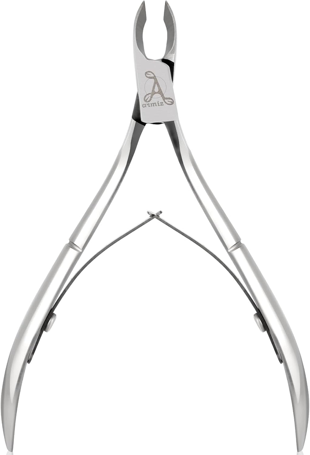 ARMIZ Ensemble 4 pièces repousse-cuticules et pinces, ensemble d'outils professionnels pour enlever les cuticules, pince multi-usages en acier inoxydable pour manucure et pédicure