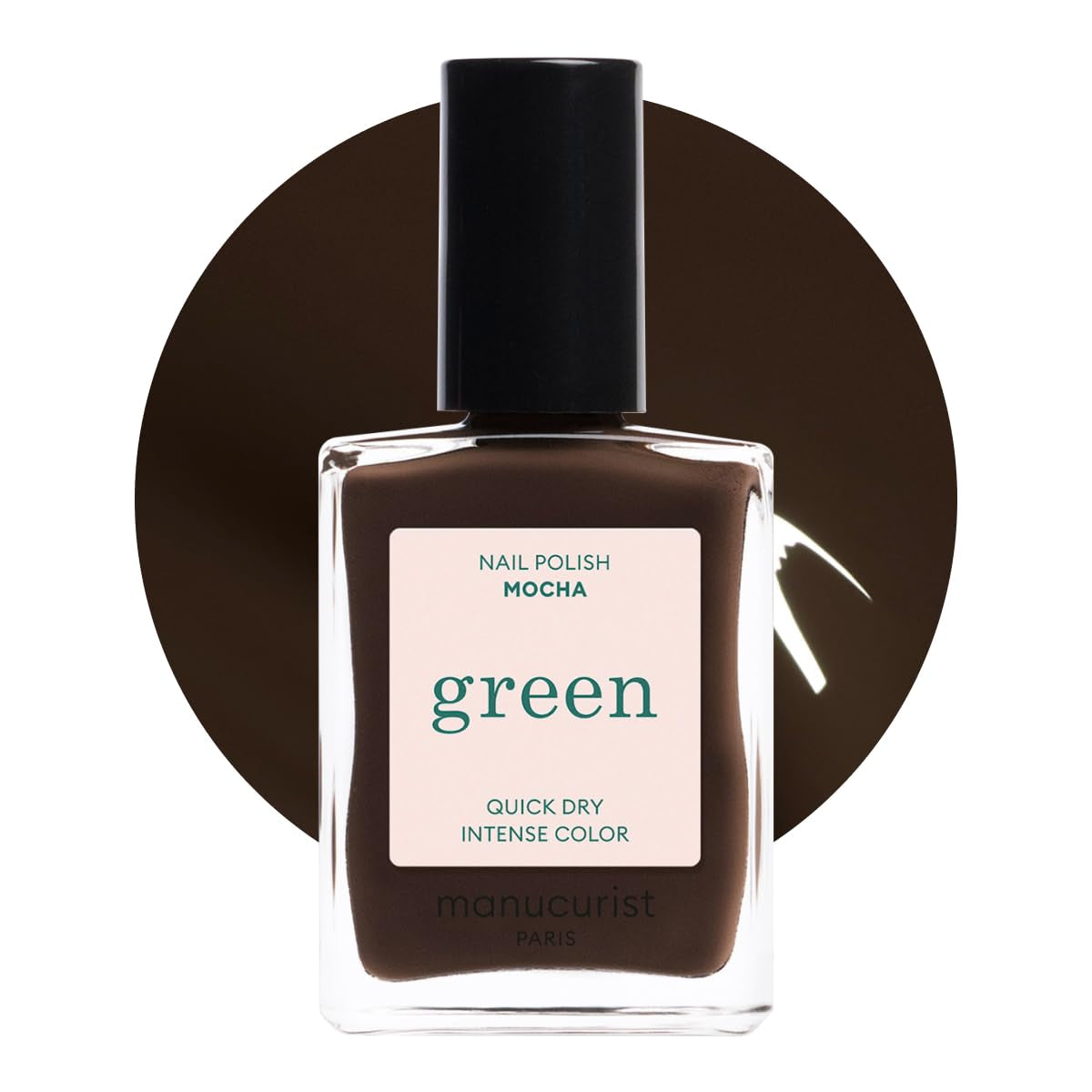Manucurist Green - Vernis à ongles Rosy Beige Shell Beige - Vernis à ongles à séchage rapide - Ongles DIY - Vegan 12-Free - À base de plantes - Vernis à ongles - Fabriqué en France