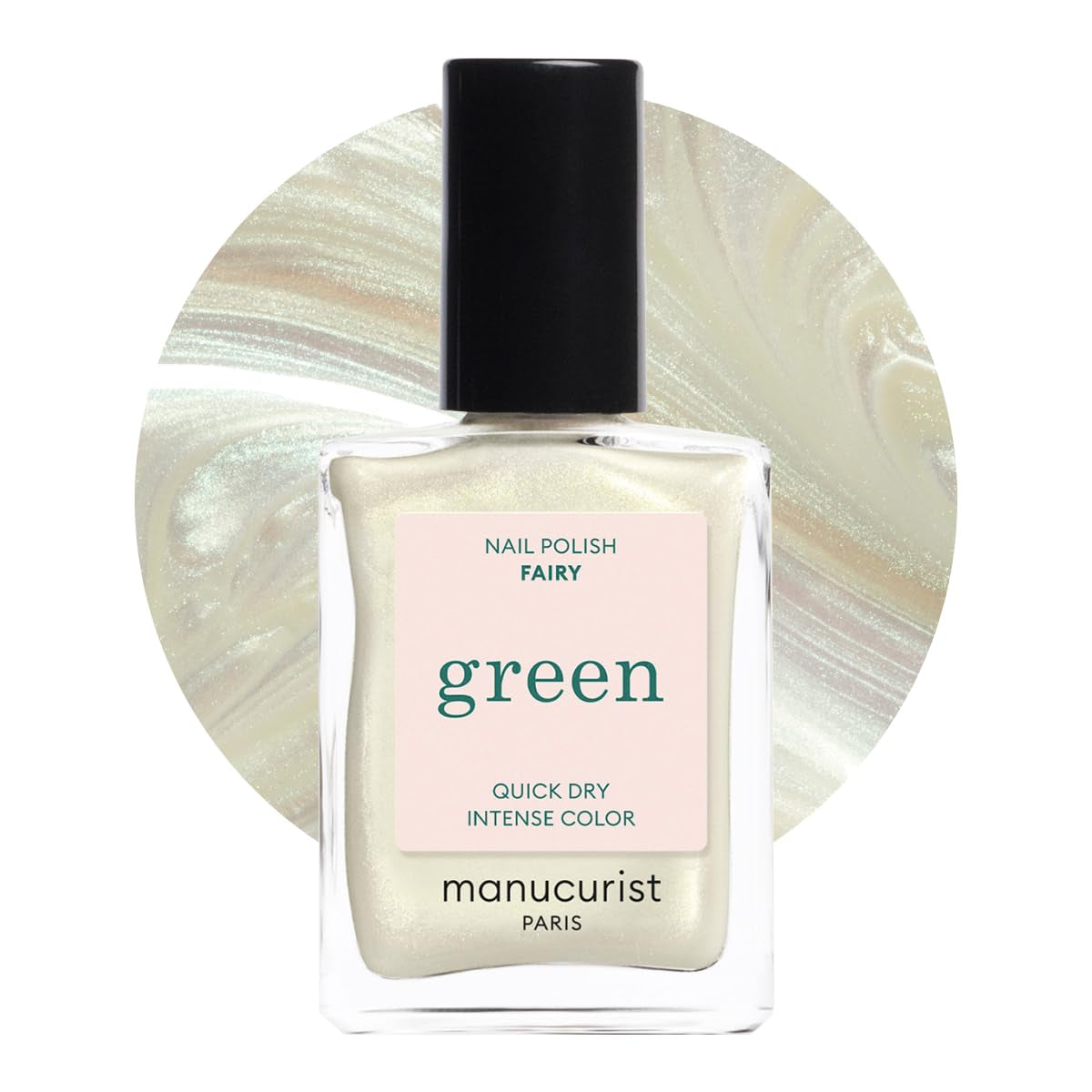 Manucurist Green - Vernis à ongles Rosy Beige Shell Beige - Vernis à ongles à séchage rapide - Ongles DIY - Vegan 12-Free - À base de plantes - Vernis à ongles - Fabriqué en France